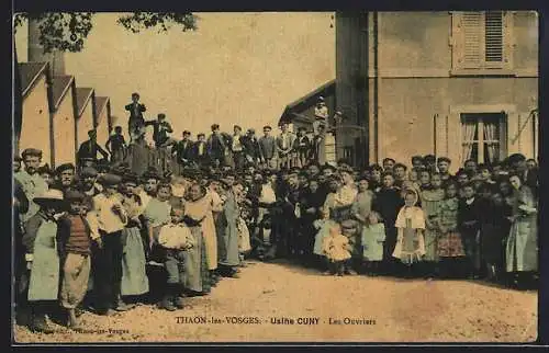 AK Thaon-les-Vosges, Usine Cuny-Les Ouvriers