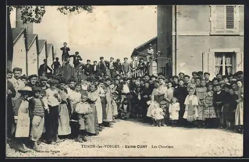 AK Thaon-les-Vosges, Usine Cuny-Les Ouvriers