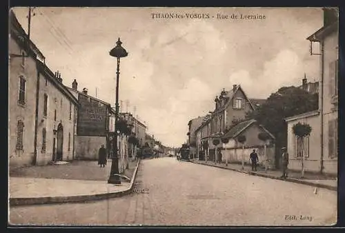 AK Thaon-les-Vosges, Rue de Lorraine