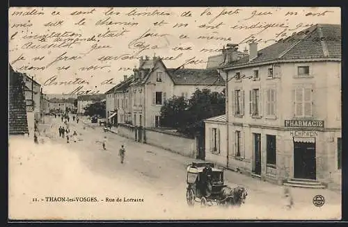 AK Thaon-les-Vosges, Rue de Lorraine