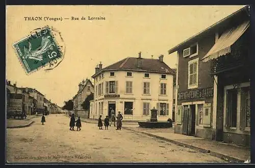 AK Thaon-les-Vosges, Rue de Lorraine