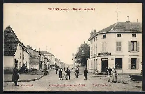 AK Thaon-les-Vosges, Rue de Lorraine