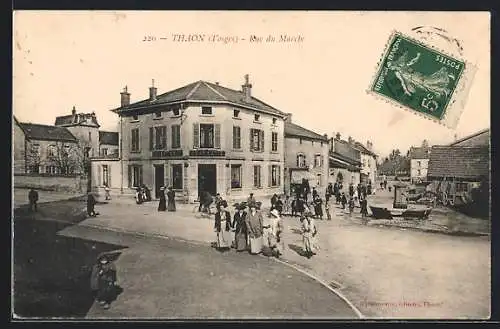 AK Thaon-les-Vosges, Rue du Marchè