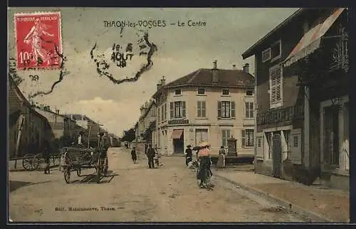 AK Thaon-les-Vosges, Le Centre