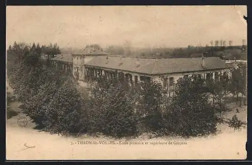 AK Thaon-les-Vosges, Ecole primaire et supèrieure de Garcons