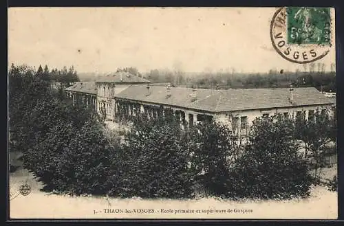 AK Thaon-les-Vosges, Ecole primaire et supèrieure de Garcons