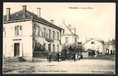 AK Thaon-les-Vosges, Avenue Thiers