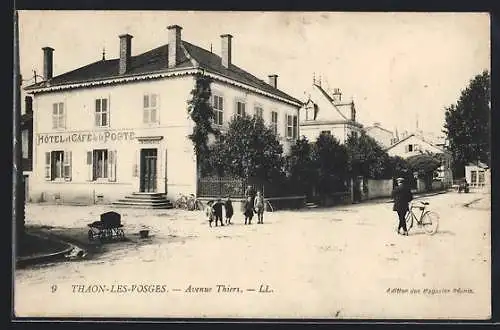 AK Thaon-les-Vosges, Avenue Thiers