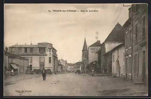 AK Thaon-les-Vosges, Rue de Lorraine