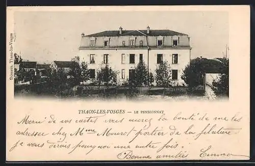 AK Thaon-les-Vosges, Le Pensionnat