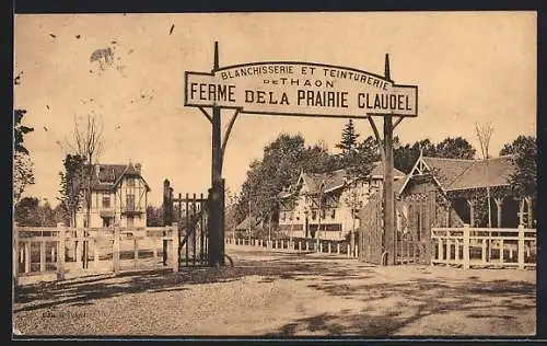 AK Thaon-les-Vosges, Ferme de la Prairie Claudel