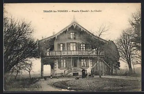 AK Thaon-les-Vosges, Prairie Claudel-Le Chalet