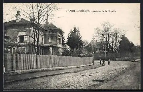 AK Thaon-les-Vosges, Avenue de la Moselle