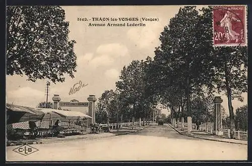 AK Thaon-les-Vosges, Avenue Armand Lederlin