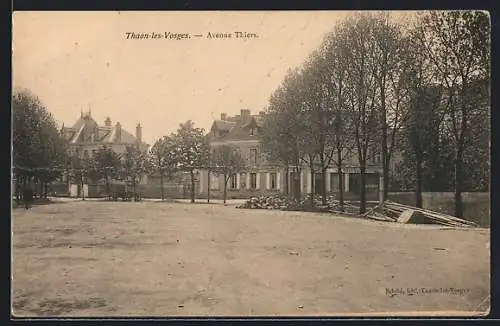 AK Thaon-les-Vosges, Avenue Thiers