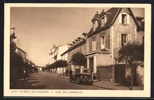 AK Thaon-les-Vosges, Rue de Lorraine