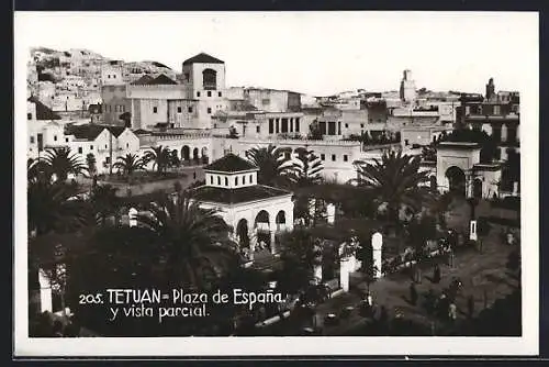 AK Tetuan, Plaza de Espana y vista parcial