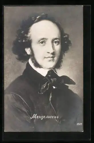 AK Musiker Mendelssohn, Porträt