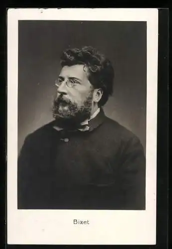 AK Portrait Komponist Bizet