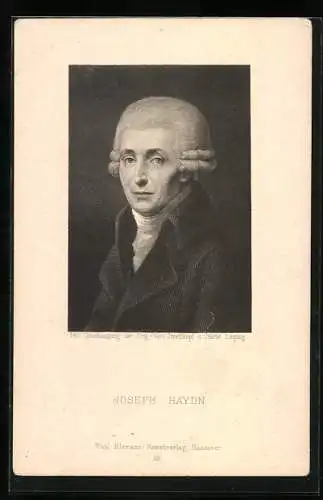 AK Porträt Komponist Joseph Haydn