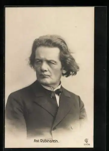 AK Portrait von Anton Rubinstein, Komponist