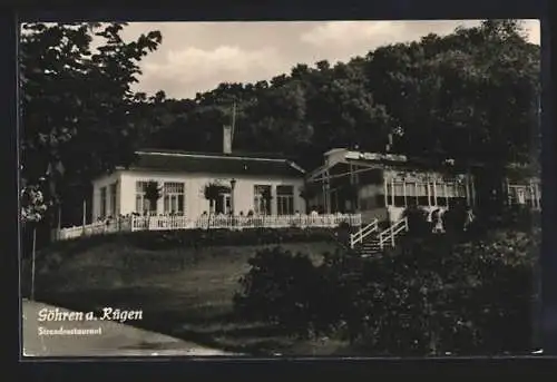 AK Göhren / Rügen, Strandrestaurant