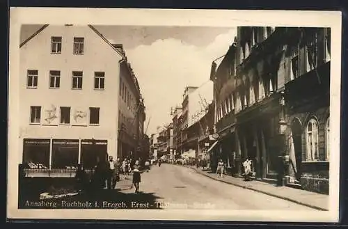 AK Annaberg-Buchholz / Erzgeb., Ernst-Thälmann-Strasse