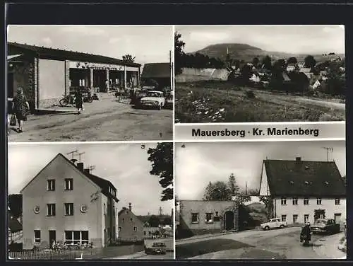 AK Mauersberg, Konsum-Kaufstätte, Kindergarten, Prof.-Rudolf-Mauersberger-Stiftung