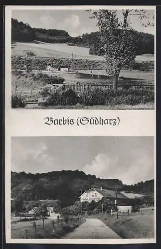 AK Barbis / Südharz, Gasthaus Dreymannsmühle, Totalansicht