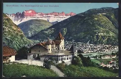 AK Gries-Bozen, Reichrieglerhof auf dem Guntschna