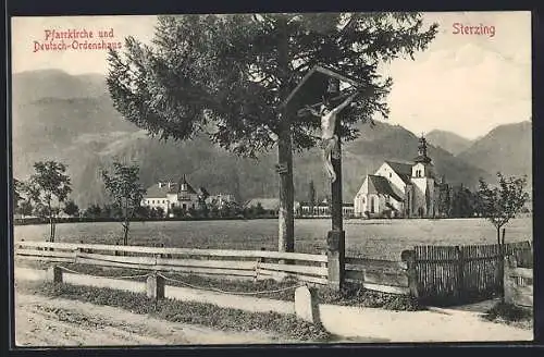 AK Sterzing, Pfarrkirche & Deutsch-Ordenshaus
