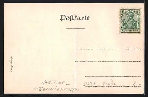 AK Rittmarshausen, Gasthaus Eichenkrug