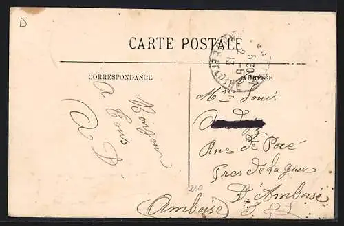 AK Sorigny, La Mairie et la vue générale