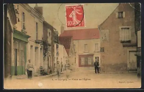 AK Sorigny /I.-et-L., Place de l`Église