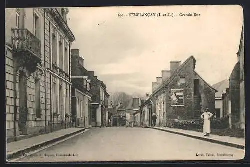 AK Semblancay /I.-et-L., Grande Rue