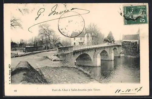 AK Saint-Avertin /I.-et-L., Pont du Cher