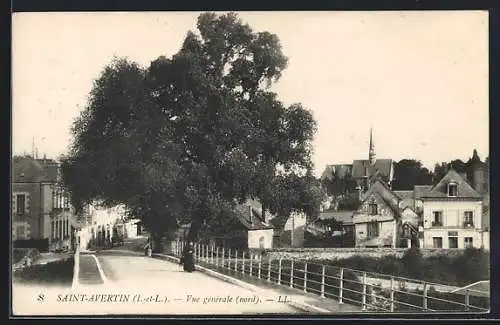 AK Saint-Avertin /I.-et-L., Vue générale, nord