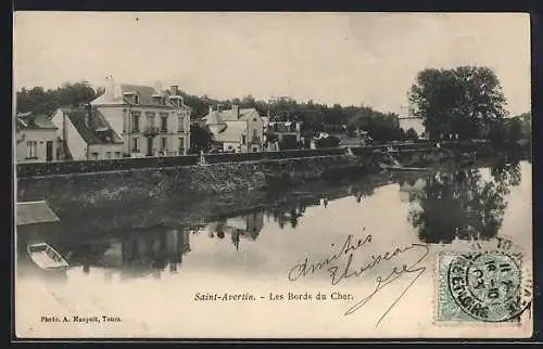 AK Saint-Avertin /I.-et-L., les Bords du Cher