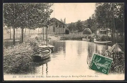 AK Saint-Avertin /I.-et-L., Garage du Rowing-Club de Tours