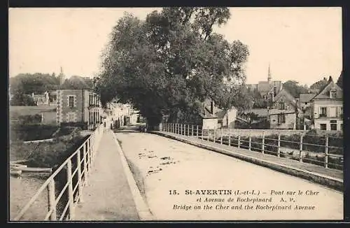 AK St-Avertin, Pont sur le Chert et Avenue de Rochepinard