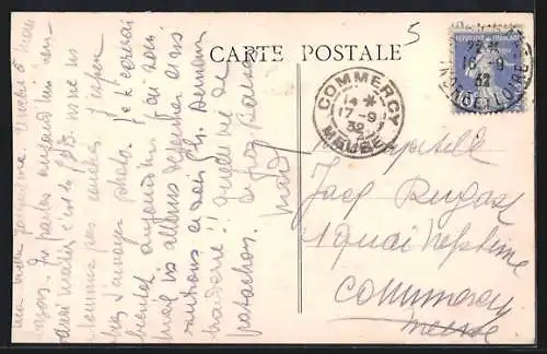 AK Montbazon /I.-et-L., Vue prise du Pont en amont