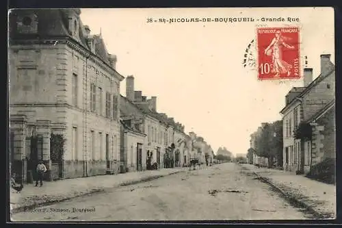 AK St-Nicolas-de-Bourgueil, Grande Rue