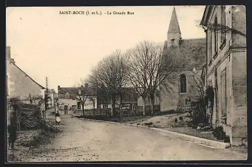 AK Saint-Roch /I.-et-L., la Grande Rue