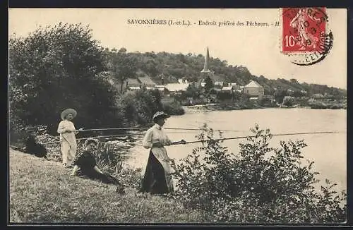 AK Savonnières /I.-et-L., Endroit préféré des Pecheurs