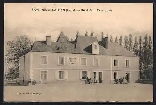 AK Savigné-sur-Lathan, Hotel de la Cour Izorée