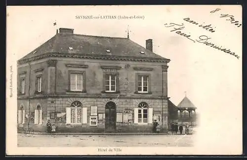 AK Savigné-sur-Lathan, Hotel de Ville