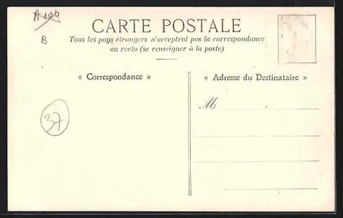 AK Camp du Ruchard /I.-et-L., Postes et Télégraphes