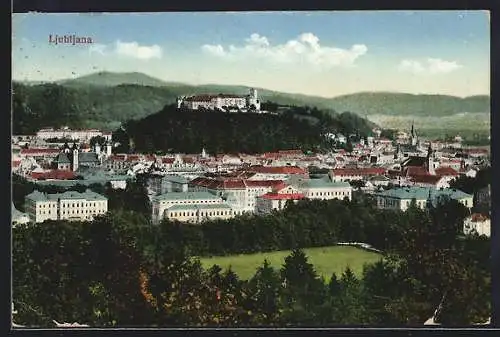 AK Ljubljana, Panorama der Stadt