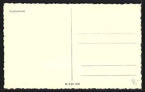 AK Dubrovnik, Teilansicht übers Wasser