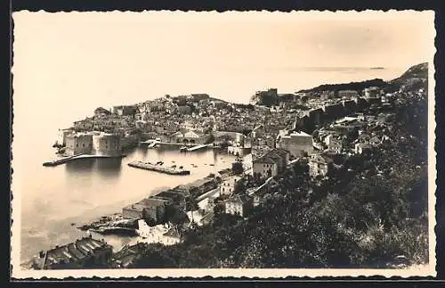 AK Dubrovnik, Panorama aus der Vogelschau